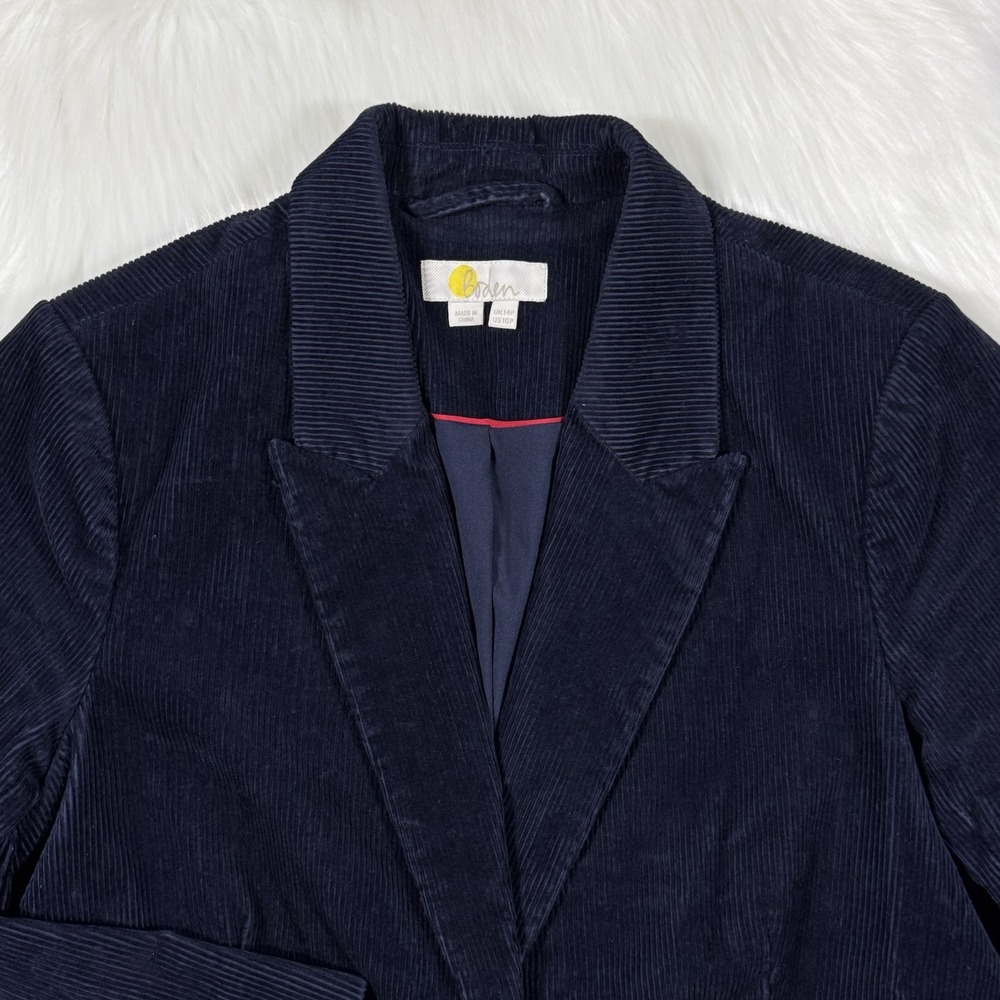 Boden Navy Corduroy Blazer - Picture 2 of 12